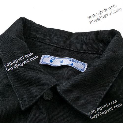 セレブ愛用の超人気商品 2022新作 Off-White オフホワイト デニムジャケット オフホワイトブランドコピー 楽に着用出来る プリント柄