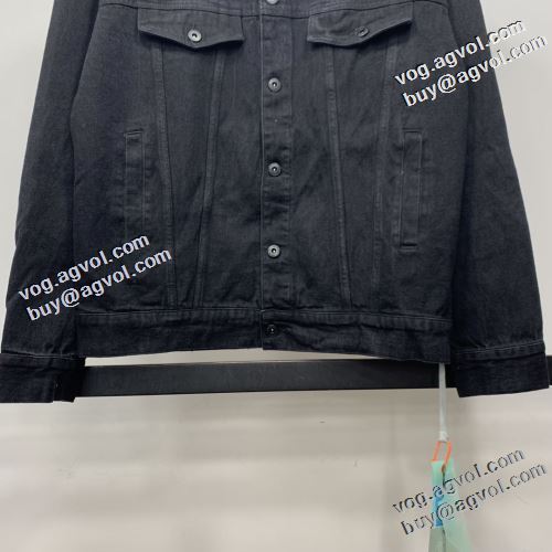 ポケット付 オフホワイトスーパーコピー 高級感漂わせる 2022新作 Off-White オフホワイト デニムジャケット 早くも完売している
