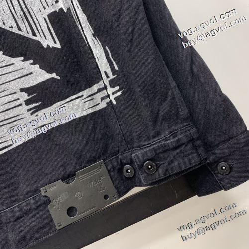 ポケット付 オフホワイトスーパーコピー 高級感漂わせる 2022新作 Off-White オフホワイト デニムジャケット 早くも完売している