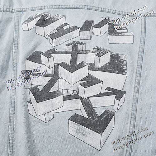 2022新作 オフホワイトコピー 争奪戦必至 Off-White オフホワイト デニムジャケット 満足できるコート 飽きのこないデザイン