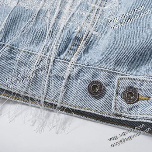 今一番HOTな新品 オフホワイトコピー ブランド 楽に着用出来る 2022新作 Off-White オフホワイト デニムジャケット 上質 2色可選