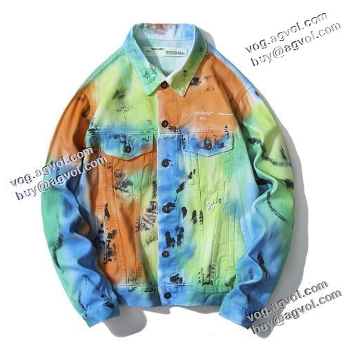 実用性に溢れるアイテム 2022新作 オフホワイトブランド 偽物 通販 人目を惹くデザイン Off-White オフホワイト デニムジャケット
