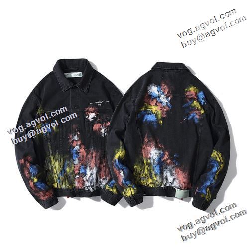 こだわりのコート ちょうどいい丈感 2022新作 Off-White オフホワイト デニムジャケット オフホワイトスーパーコピー 激安 おしゃれに絶大な人気の