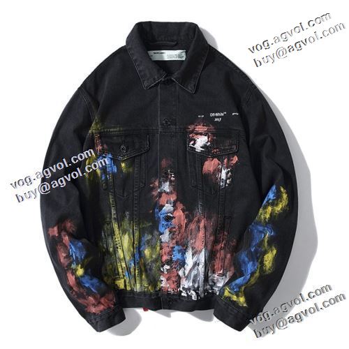 こだわりのコート ちょうどいい丈感 2022新作 Off-White オフホワイト デニムジャケット オフホワイトスーパーコピー 激安 おしゃれに絶大な人気の