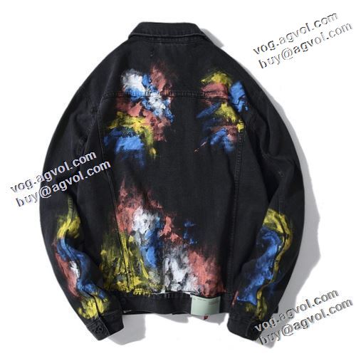 こだわりのコート ちょうどいい丈感 2022新作 Off-White オフホワイト デニムジャケット オフホワイトスーパーコピー 激安 おしゃれに絶大な人気の