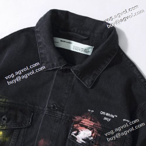 こだわりのコート ちょうどいい丈感 2022新作 Off-White オフホワイト デニムジャケット オフホワイトスーパーコピー 激安 おしゃれに絶大な人気の