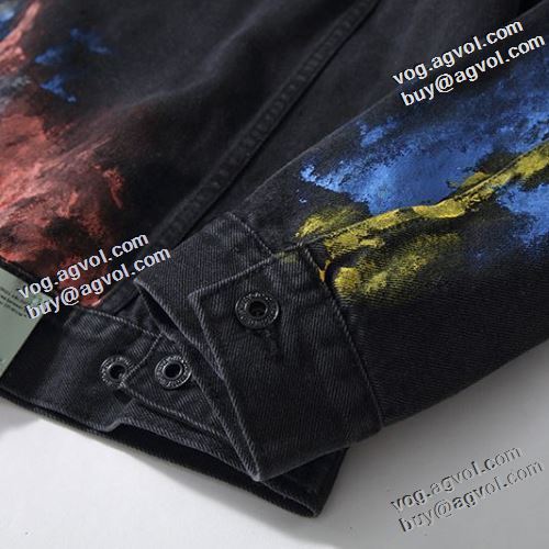 こだわりのコート ちょうどいい丈感 2022新作 Off-White オフホワイト デニムジャケット オフホワイトスーパーコピー 激安 おしゃれに絶大な人気の