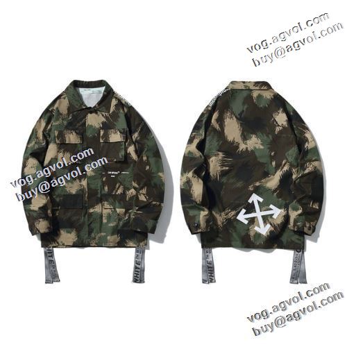 シックスタイルに活躍 オフホワイトコピーブランド 高級感漂わせる 2022新作 Off-White オフホワイト ジャケット 洗練コート