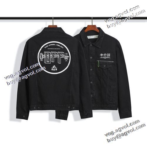 海外限定ライン 2022新作 Off-White オフホワイト デニムジャケット オフホワイトブランド コピー 上質 飽きのこないデザイン