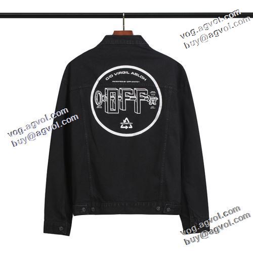 海外限定ライン 2022新作 Off-White オフホワイト デニムジャケット オフホワイトブランド コピー 上質 飽きのこないデザイン