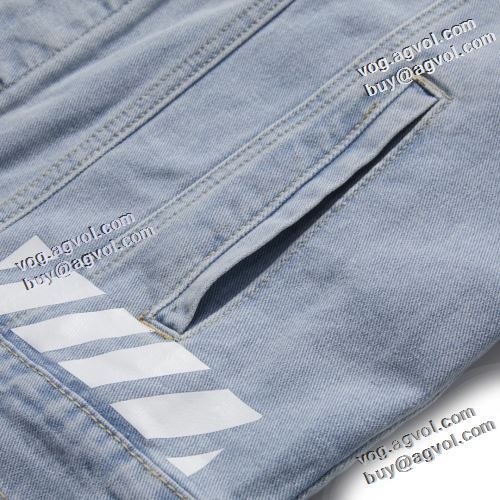 堪能できるコート オフホワイトブランド 偽物 通販 2022新作 Off-White オフホワイト デニムジャケット 今一番HOTな新品 大花プリント 2色可選