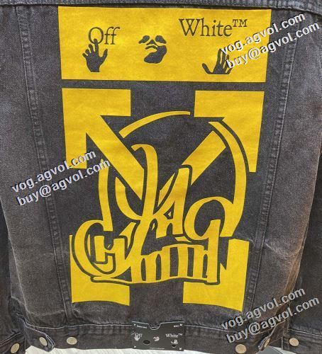 2022新作 Off-White オフホワイト デニムジャケット プリント柄 実用性に溢れるアイテム オフホワイトスーパーコピー 激安 こだわりのコート