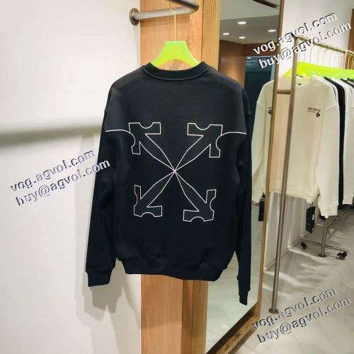 3色可選 オフホワイトブランドスーパーコピー 芸能人に愛用者続出 2022新作 Off-White オフホワイト プルオーバーパーカー 存在感のある おしゃれな装い