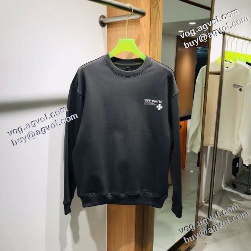 3色可選 オフホワイトブランドスーパーコピー 芸能人に愛用者続出 2022新作 Off-White オフホワイト プルオーバーパーカー 存在感のある おしゃれな装い