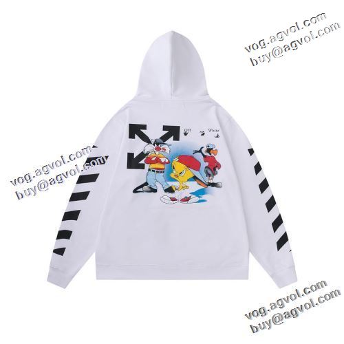 オフホワイトブランド コピー オリジナルプリント 2色可選 2022新作 Off-White オフホワイト パーカー おしゃれさ抜群パーカ