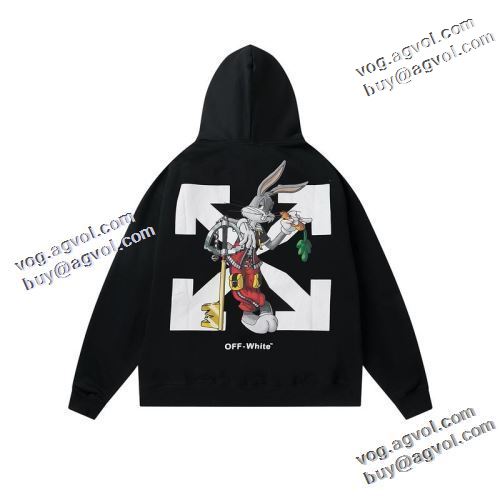 優美なお出かけスタイル オフホワイトブランド 偽物 通販 2022新作 Off-White オフホワイト パーカー 風合いの出る 飽きのこないデザイン 2色可選