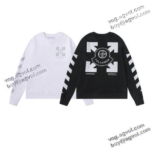 ジップパーカー 優しい色合い 2022新作 オフホワイトコピーブランド Off-White オフホワイト プルオーバーパーカー 幅広いジャンル 2色可選