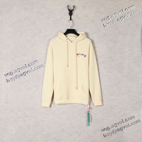 実用性に溢れるアイテム オリジナルプリント 2022新作 Off-White オフホワイト パーカー オフホワイトブランド コピー おしゃれさ抜群パーカ 2色可選
