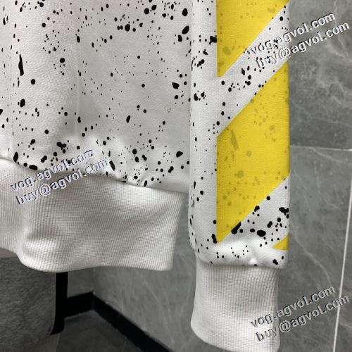 オフホワイトブランド 偽物 通販 スタイリッシュ ショートパンツ 確定となる上品 プリントパーカ 2022新作 Off-White オフホワイト プルオーバーパーカー