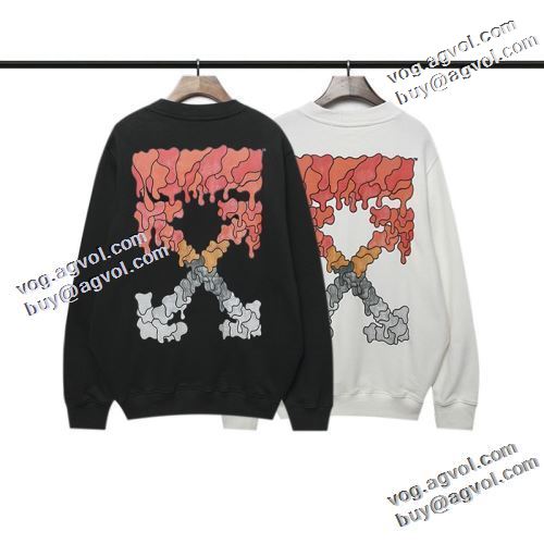 2色可選 一番人気の新作はこれ 2022新作 Off-White オフホワイト プルオーバーパーカー おしゃれさ抜群パーカ オフホワイトスーパーコピー 激安 プリントパーカ