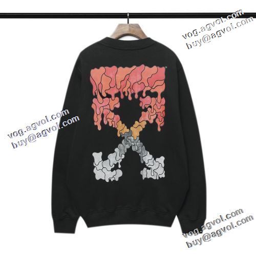 2色可選 一番人気の新作はこれ 2022新作 Off-White オフホワイト プルオーバーパーカー おしゃれさ抜群パーカ オフホワイトスーパーコピー 激安 プリントパーカ