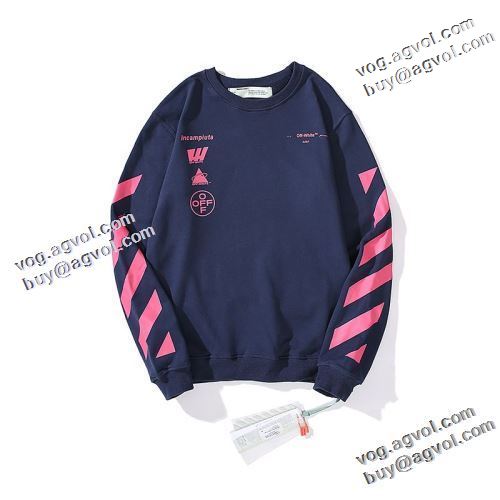 2色可選 大好評 もっとも高い人気を誇る オフホワイトブランドスーパーコピー 2022新作 Off-White オフホワイト プルオーバーパーカー プリントパーカ