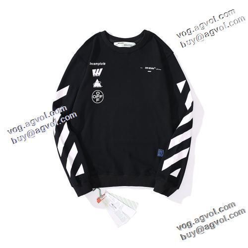 2色可選 大好評 もっとも高い人気を誇る オフホワイトブランドスーパーコピー 2022新作 Off-White オフホワイト プルオーバーパーカー プリントパーカ