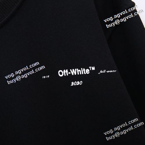 2色可選 大好評 もっとも高い人気を誇る オフホワイトブランドスーパーコピー 2022新作 Off-White オフホワイト プルオーバーパーカー プリントパーカ