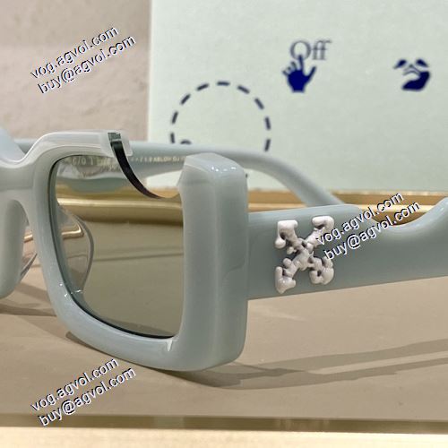 人気商品登場 2021 眼鏡/メガネ ヒンジ構造 細い梁 有色镜片 Off-White オフホワイトブランド 偽物 通販