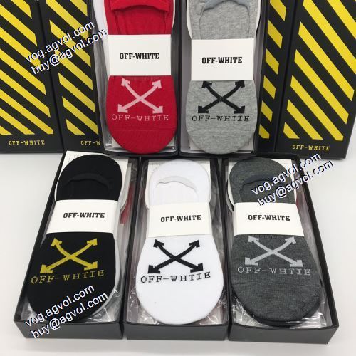 2021 Off-Whiteスーパーコピー  オフホワイト靴下 純綿の品質 綺麗に決まるフォルム！