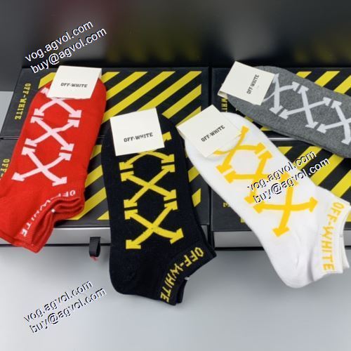 2021 コスパ最高のプライス 人気ブランド Off-Whiteスーパーコピー オフホワイト靴下 純綿の品質