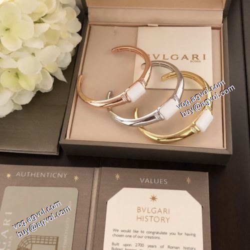 ブルガリ BVLGARI シックスタイルに活躍 バングル 2021春夏 3色可選 ブルガリブランドスーパーコピー