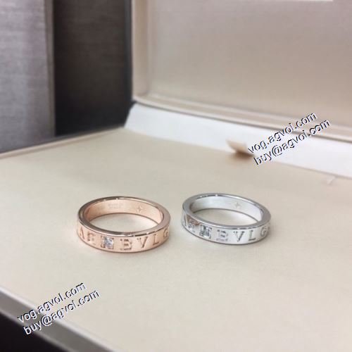 2色可選 ブルガリブランドコピー 芸能人に愛用者続出 ブルガリ BVLGARI 2021春夏 リング/指輪