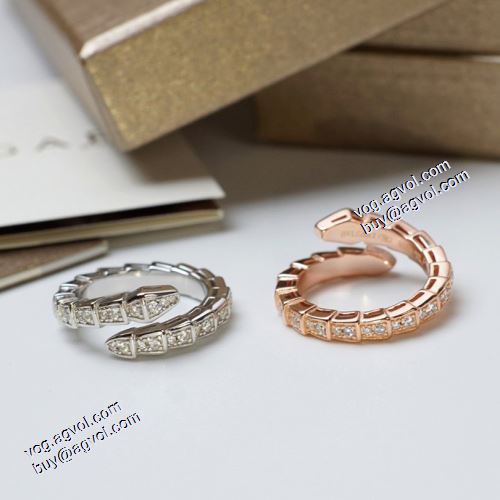 2021春夏 リング/指輪 セレブ愛用の超人気商品 ブルガリ BVLGARI 2色可選 BVLGARIスーパーコピー 激安