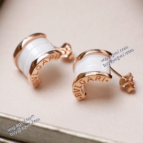 ブルガリ BVLGARI ピアス 4色可選  2021春夏 BVLGARI偽物ブランド チノパン 狙える優秀アイテム