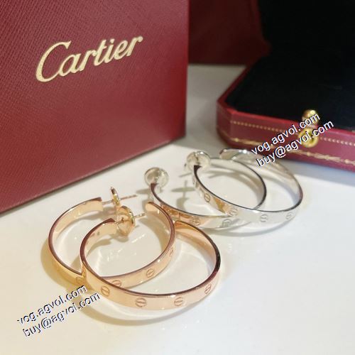 お洒落な存在感 カルティエ CARTIER 2021春夏 ピアス 2色可選 カルティエブランド コピー 海外限定ライン