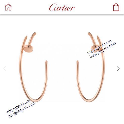 セレブ風 カルティエ CARTIER 2021 JUST UN CLOU ピアス カルティエコピー 