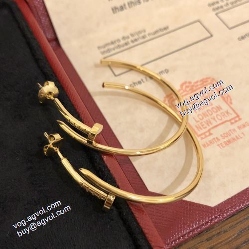 セレブ風 カルティエ CARTIER 2021 JUST UN CLOU ピアス カルティエコピー 