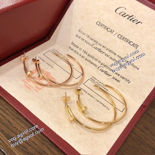 セレブ風 カルティエ CARTIER 2021 JUST UN CLOU ピアス カルティエコピー 