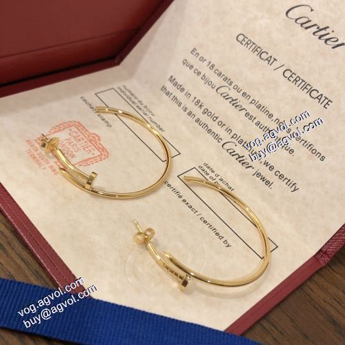 セレブ風 カルティエ CARTIER 2021 JUST UN CLOU ピアス カルティエコピー 