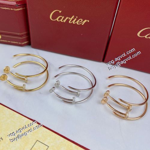 特別人気感謝SALEカルティエ CARTIER 2021春夏 ノンホールピアス 3色可選 CARTIERコピー ブランド