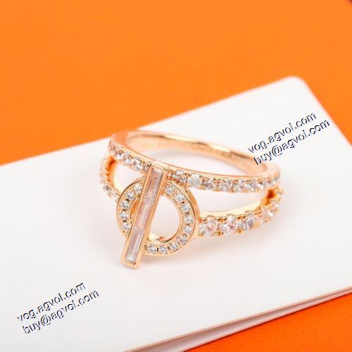  エルメス HERMES 早くも完売している 2021春夏 リング/指輪 2色可選 HERMESブランド コピー
