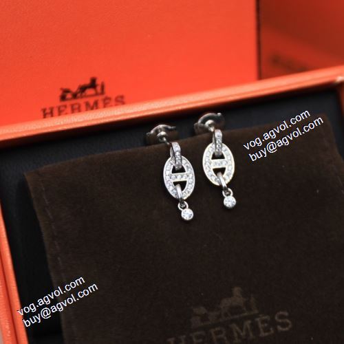 シックスタイルに活躍 エルメス 2021春夏 ピアス HERMESコピーブランド 贈り物にも◎  