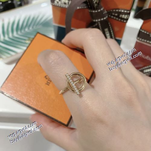 定番のアイテム 2021春夏 エルメス HERMES リング/指輪 2色可選 エルメスブランドコピー 落ち着いた感覚 