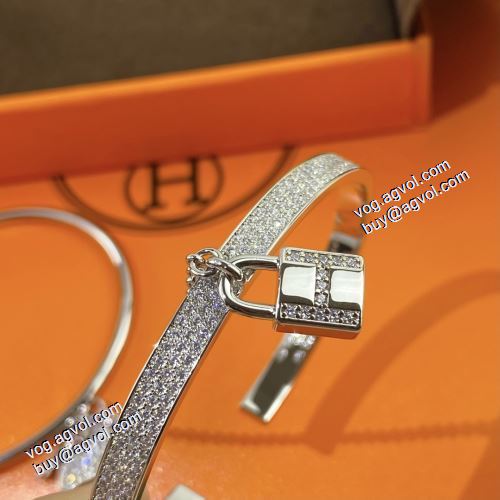  高級感漂わせる バングル エルメス HERMES 2021春夏 2色可選 HERMESスーパーコピー