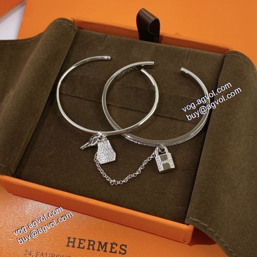 高級感漂わせる バングル エルメス HERMES 2021春夏 2色可選 HERMESスーパーコピー 