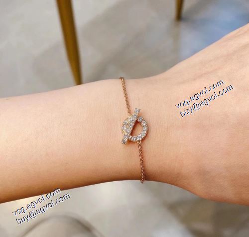 人目を惹くデザイン エルメス HERMES ブレスレット 2021春夏 2色可選 HERMESコピー ブランド  