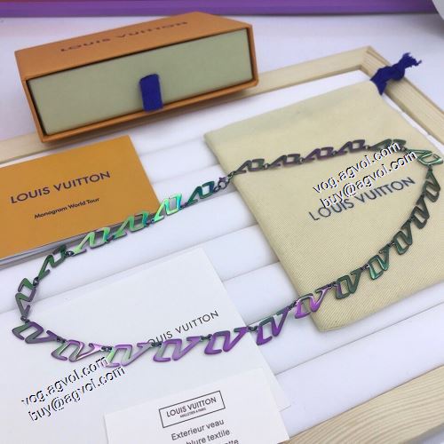 ルイ ヴィトン LOUIS VUITTON セレブ風  2021春夏 ネックレス LOUIS VUITTONブランド コピー 海外セレブ愛用