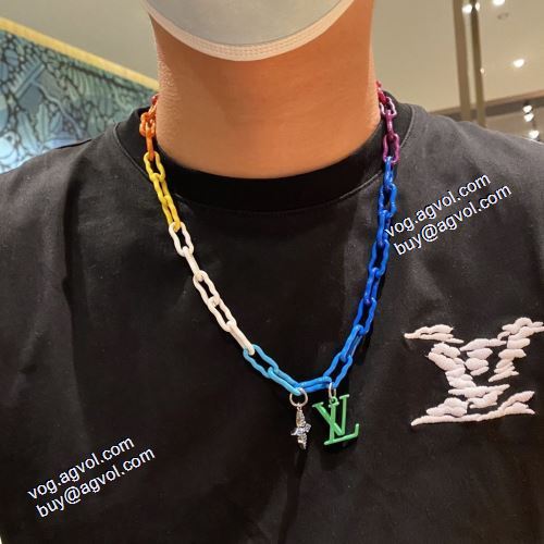海外セレブ定番愛用 ルイ ヴィトン LOUIS VUITTON 2021春夏 ネックレス LOUIS VUITTONブランドスーパーコピー