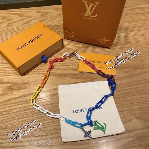 海外セレブ定番愛用 ルイ ヴィトン LOUIS VUITTON 2021春夏 ネックレス LOUIS VUITTONブランドスーパーコピー
